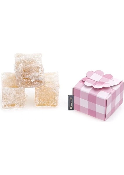 Hediyelik Yasin Kitabı Kadife Kaplı (Çanta Boy), Kokulu Tesbih, Asetat Kutulu (20×20) Mevlid Paketi-Pembe