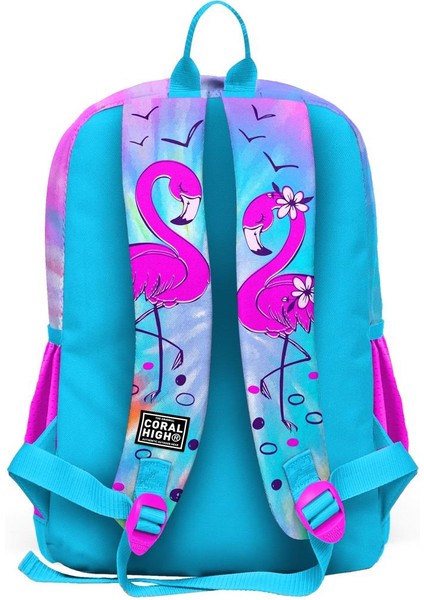 Kids Mavi Pembe Flamingo Desenli 3’lü Okul Çanta Seti SET0123730 indirimleri