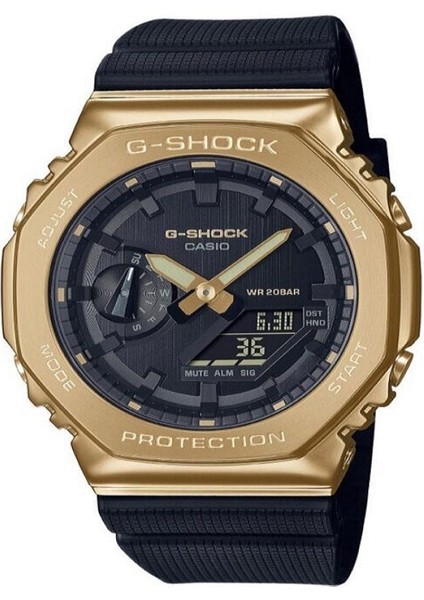 G-Shock Metal Çerçeve Kol Saati 20 Atm Su Geçirmez Makine Garantili