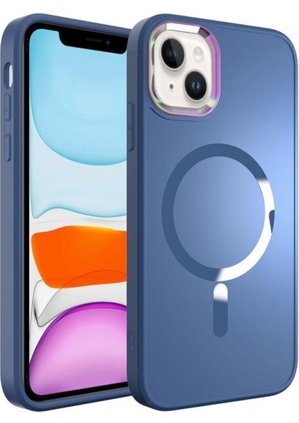 Apple iPhone 14 Kılıf Magsafe Wireless Şarj Özellikli Renkli Kamera Çıkıntılı Mat Kapak fiyatları