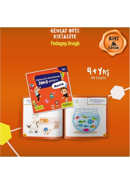 Eğlenceli Etkinliklerle Zeka Gelişimi - Mantık Kitap - Ayşen Oy