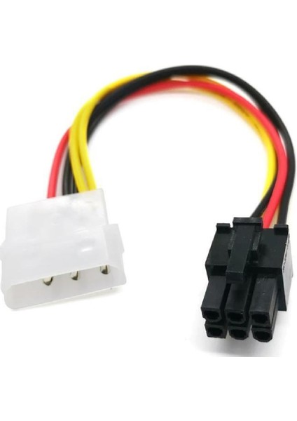 4978 Molex 4 Pin 6 Pin Pci-E Dönüştürücü Ekran Kartı Güç Power Kablosu