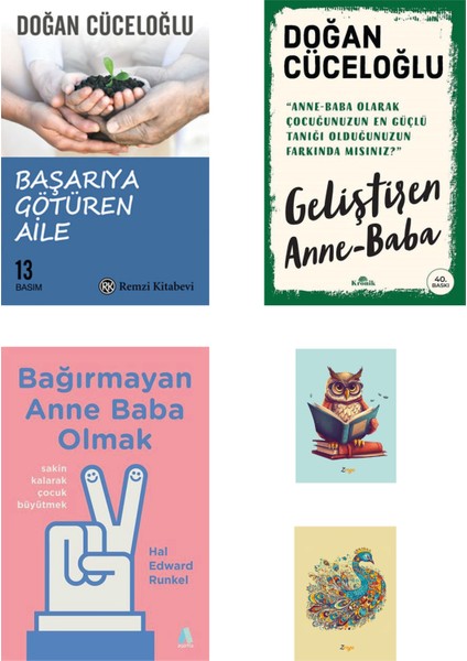 Geliştiren Anne Baba - Başarıya Götüren Aile - Doğan Cüceloğlu - Bağırmayan Anne Baba Olmak Seti