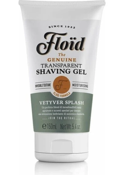 Floid Vetyver Splash Transparent Shaving Gel 150ML