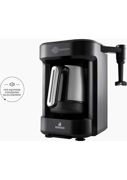 Hatır Barista Pro Konuşan Cappuccino ve Türk Kahve Makinesi Silver fiyatları