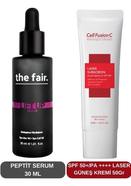 the fair. Yaşlanma Karşıtı Peptit Serum Ve Güneş Kremi Set