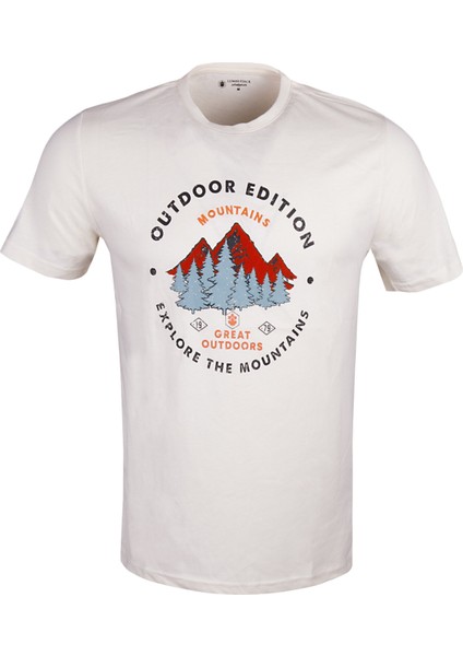 3m ml Sangui 11URBNG03 3fx Erkek Günlük Tişört 101364338 Beyaz