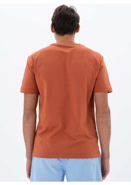 Erkek Büyük Beden Bisiklet Yaka Tişört Y25344870101