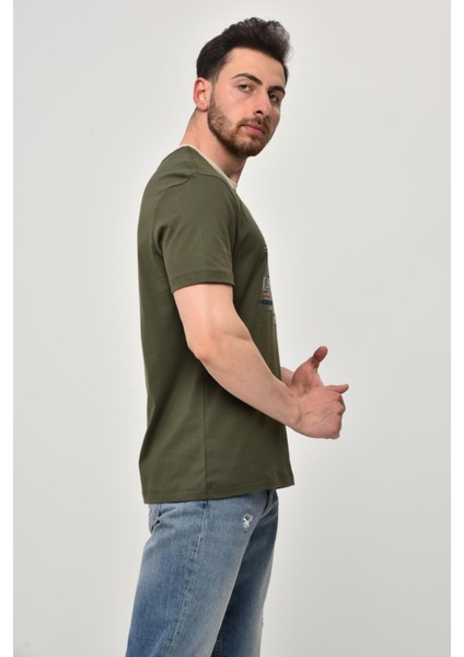 Erkek Bisiklet Yaka Tişört Y22344402701 fırsatları