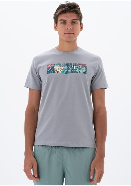Erkek Slim Fit Bisiklet Yaka Tişört Y25344452101