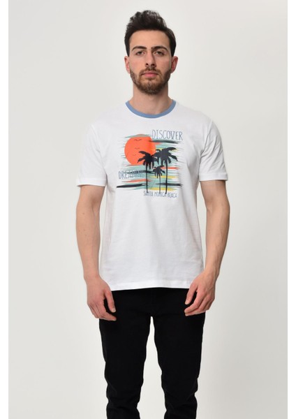 Erkek Bisiklet Yaka Tişört Y22344402701 fiyatları