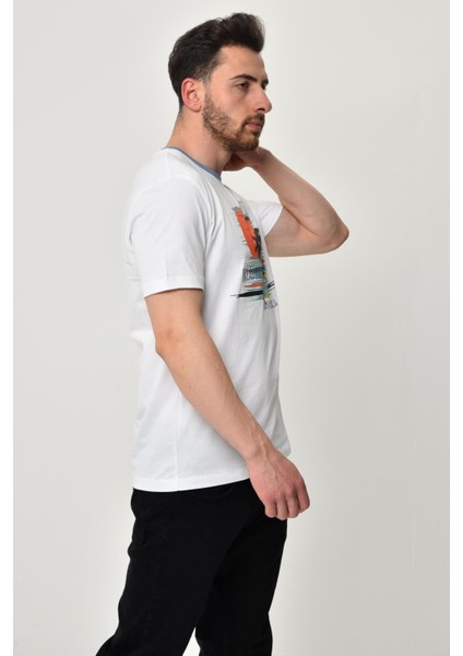 Erkek Bisiklet Yaka Tişört Y22344402701 indirimleri