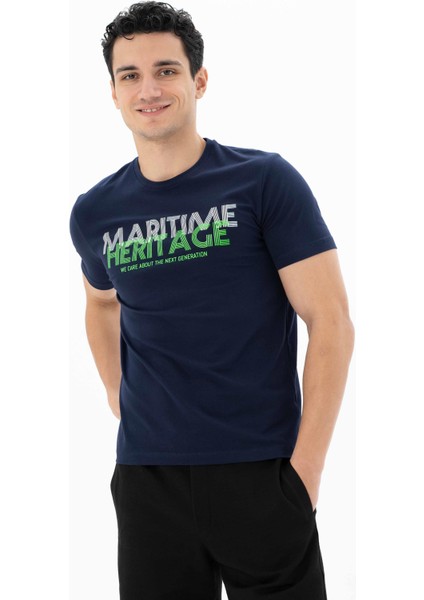 Erkek Slim Fit Bisiklet Yaka Tişört Y25344452201 indirimleri