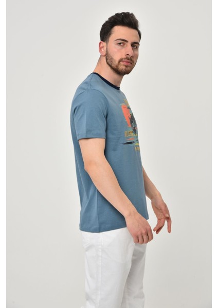 Erkek Bisiklet Yaka Tişört Y22344402701 modelleri