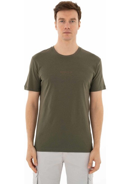 Erkek Regular Fit Bisiklet Yaka Tişört Y25344405701