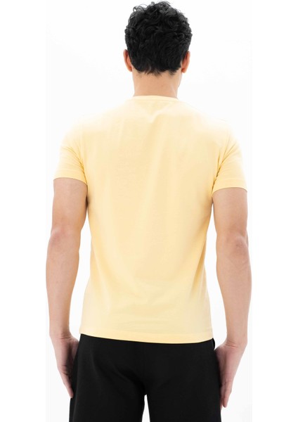 Erkek Slim Fit Bisiklet Yaka Tişört Y25364451701