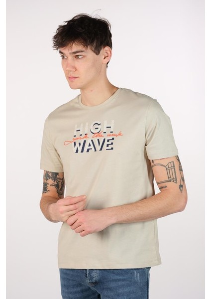 Erkek Büyük Beden Bisiklet Yaka Tişört Y22374868301