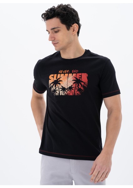 Erkek Regular Fit Bisiklet Yaka Tişört Y25344404001 indirimleri