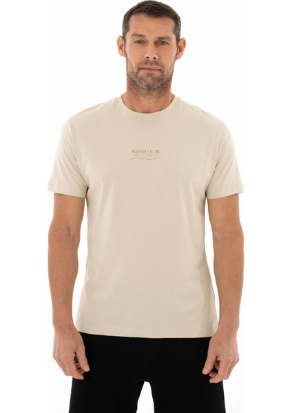 Erkek Regular Fit Bisiklet Yaka Tişört Y25344405701