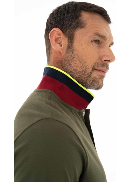 Erkek Regular Fit Polo Yaka Tişört Y25374305701