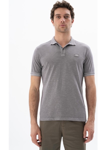 Erkek Regular Fit Parça Boyama Polo Yaka Tişört Y25374490401