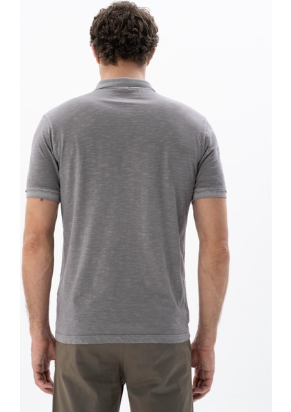 Erkek Regular Fit Parça Boyama Polo Yaka Tişört Y25374490401