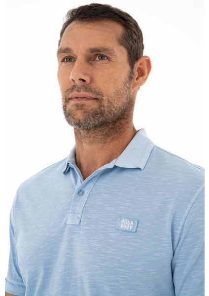 Erkek Regular Fit Parça Boyama Polo Yaka Tişört Y25374490401