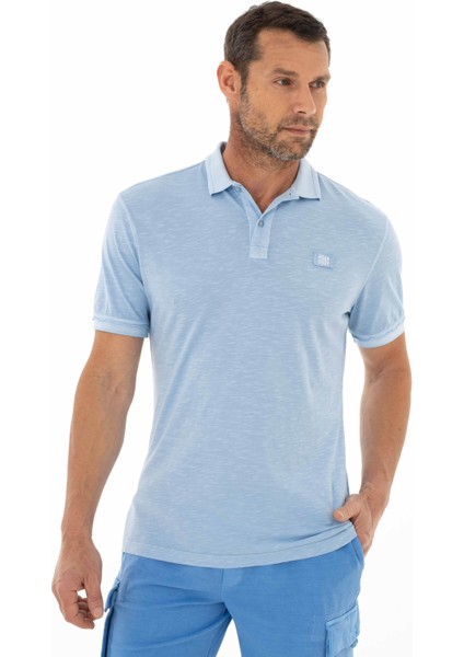 Erkek Regular Fit Parça Boyama Polo Yaka Tişört Y25374490401
