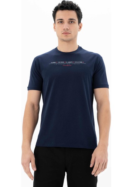 Erkek Regular Fit Bisiklet Yaka Tişört Y25344470901 modelleri