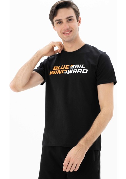 Erkek Slim Fit Bisiklet Yaka Tişört Y25344452401