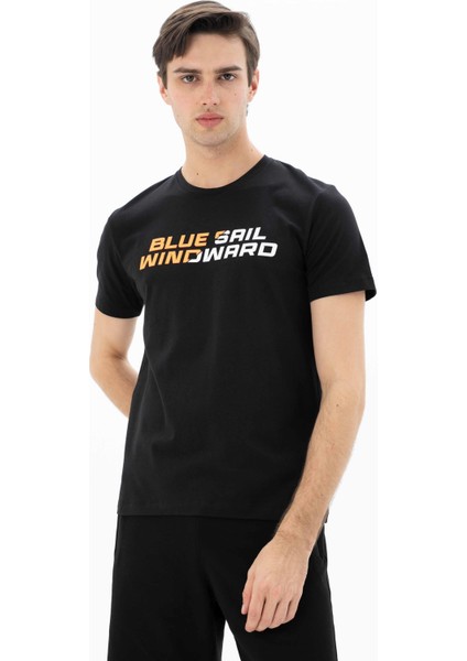 Erkek Slim Fit Bisiklet Yaka Tişört Y25344452401