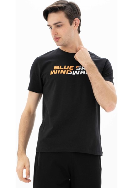 Erkek Slim Fit Bisiklet Yaka Tişört Y25344452401