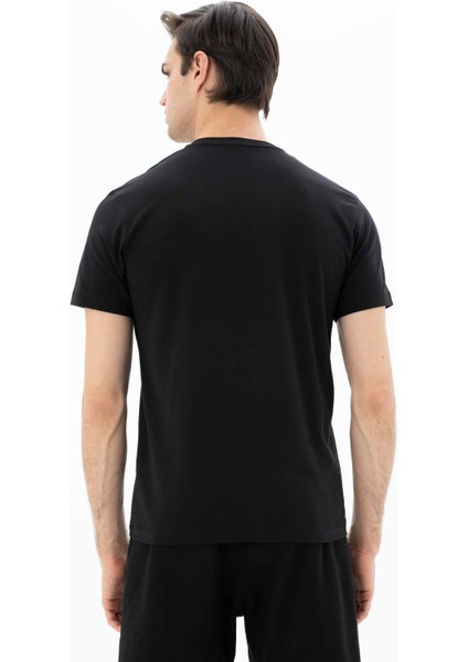 Erkek Slim Fit Bisiklet Yaka Tişört Y25344452401