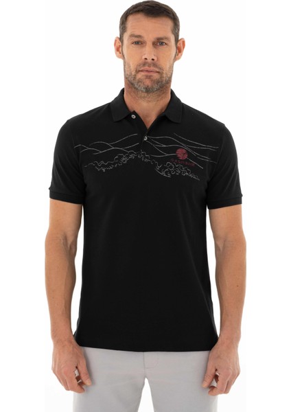 Erkek Regular Fit Polo Yaka Tişört Y25374305301