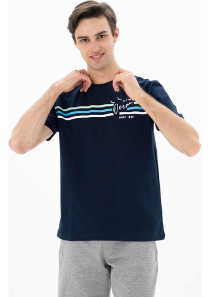 Erkek Regular Fit Bisiklet Yaka Tişört Y25344404501 fırsatları