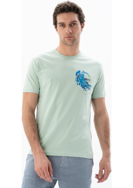 Erkek Regular Fit Bisiklet Yaka Tişört Y25344406101 modelleri