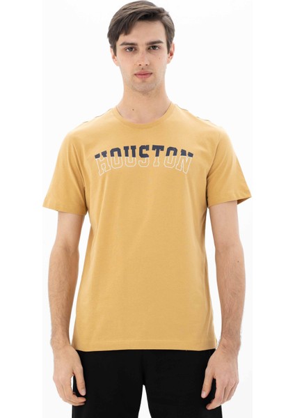 Erkek Regular Fit Bisiklet Yaka Tişört Y25344404901
