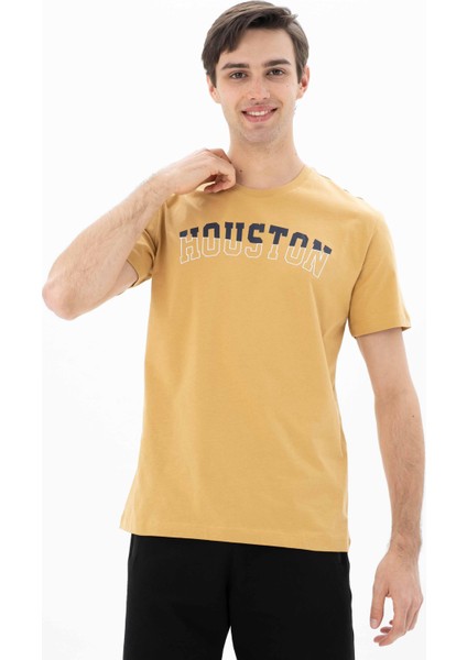 Erkek Regular Fit Bisiklet Yaka Tişört Y25344404901