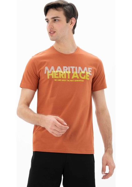 Erkek Slim Fit Bisiklet Yaka Tişört Y25344452201 fırsatları