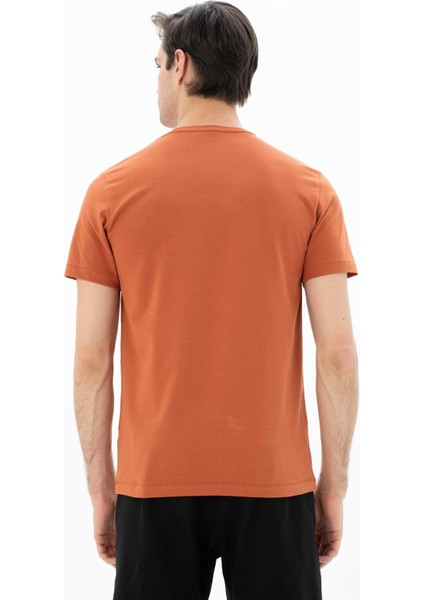 Erkek Slim Fit Bisiklet Yaka Tişört Y25344452201