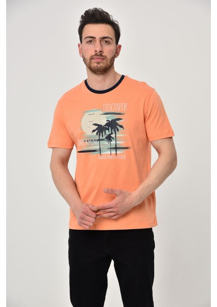 Erkek Bisiklet Yaka Tişört Y22344402701