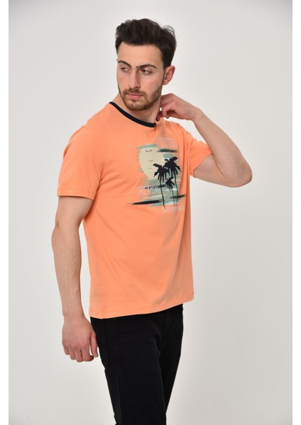 Erkek Bisiklet Yaka Tişört Y22344402701 fırsatları