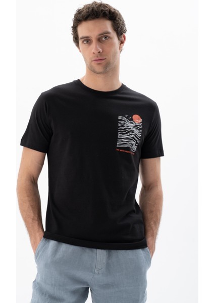 Erkek Regular Fit Bisiklet Yaka Tişört Y25344405201 modelleri