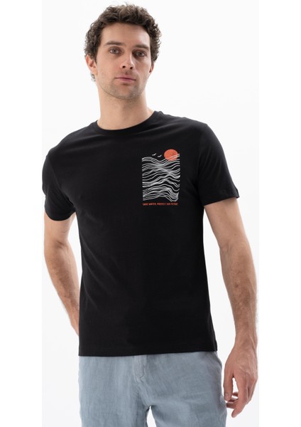 Erkek Regular Fit Bisiklet Yaka Tişört Y25344405201 indirimleri