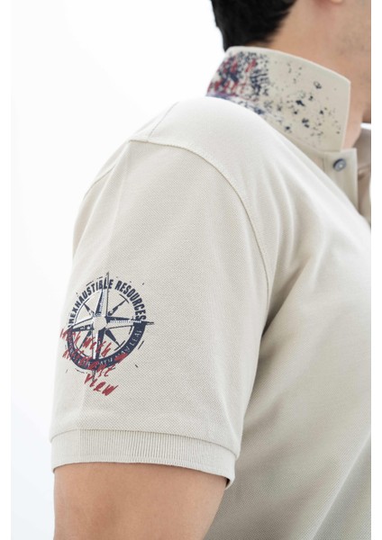 Erkek Regular Fit Polo Yaka Tişört Y25374350801