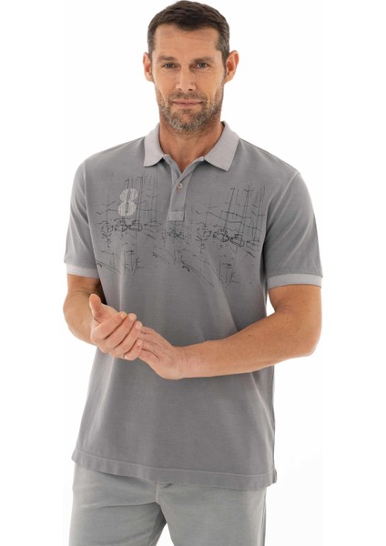 Erkek Regular Fit Parça Boyama Polo Yaka Tişört Y25374376201 fiyatları