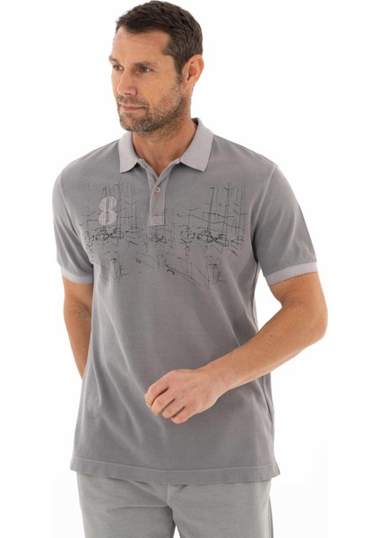 Erkek Regular Fit Parça Boyama Polo Yaka Tişört Y25374376201 fırsatları
