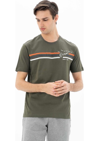 Erkek Regular Fit Bisiklet Yaka Tişört Y25344404501 modelleri