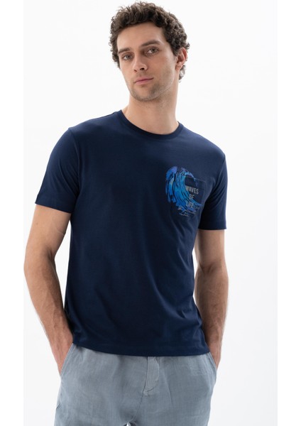 Erkek Regular Fit Bisiklet Yaka Tişört Y25344406101 modelleri