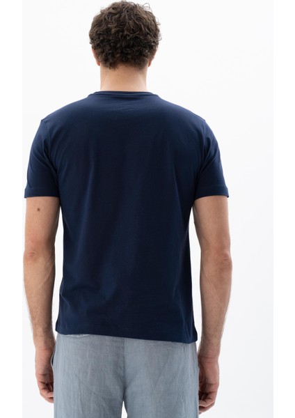 Erkek Regular Fit Bisiklet Yaka Tişört Y25344406101